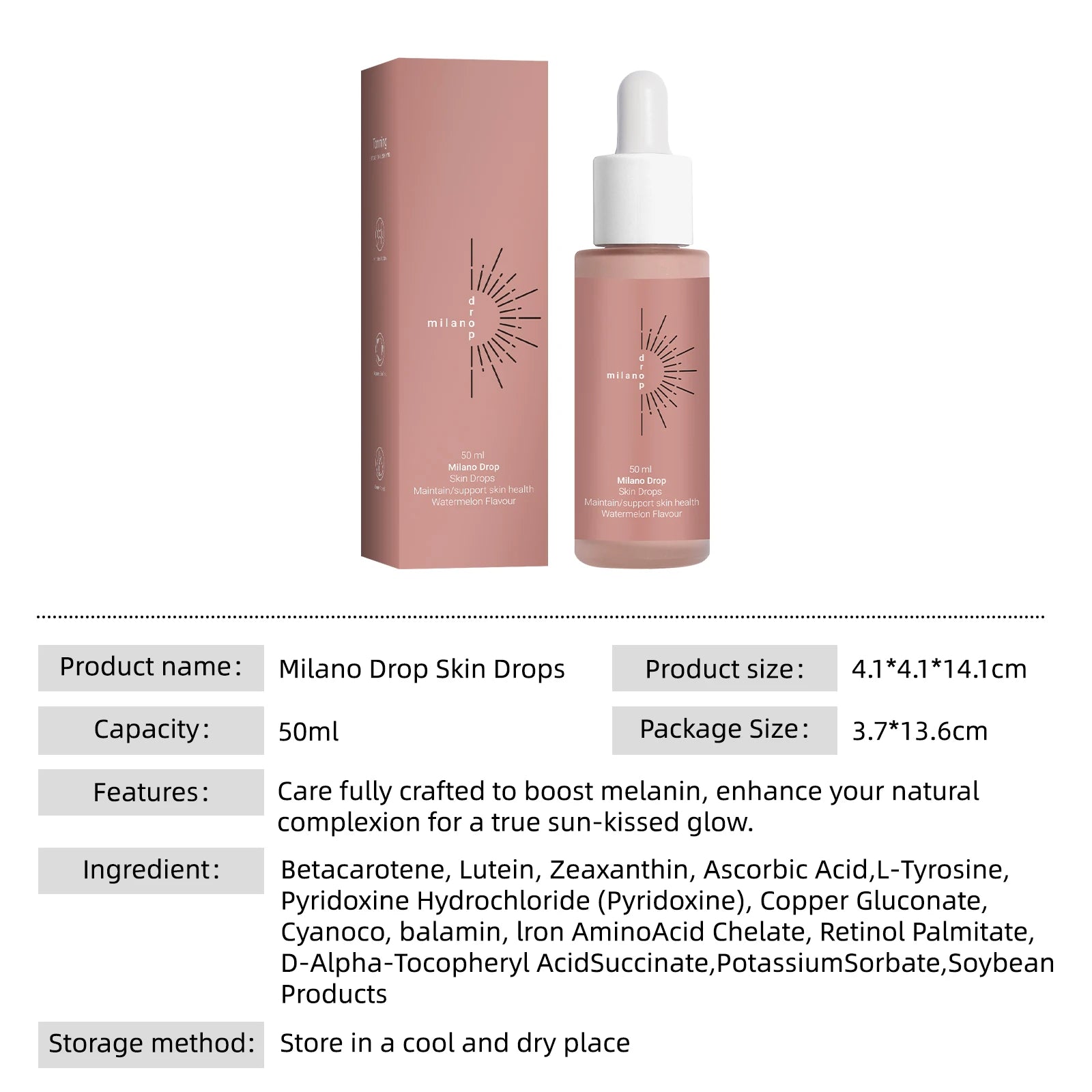 30ml Selbstbräunungstropfen Körper Selbstbräuner Bräunungslotion Hautpflege zur Feuchtigkeitspflege für natürlich aussehende Bräune