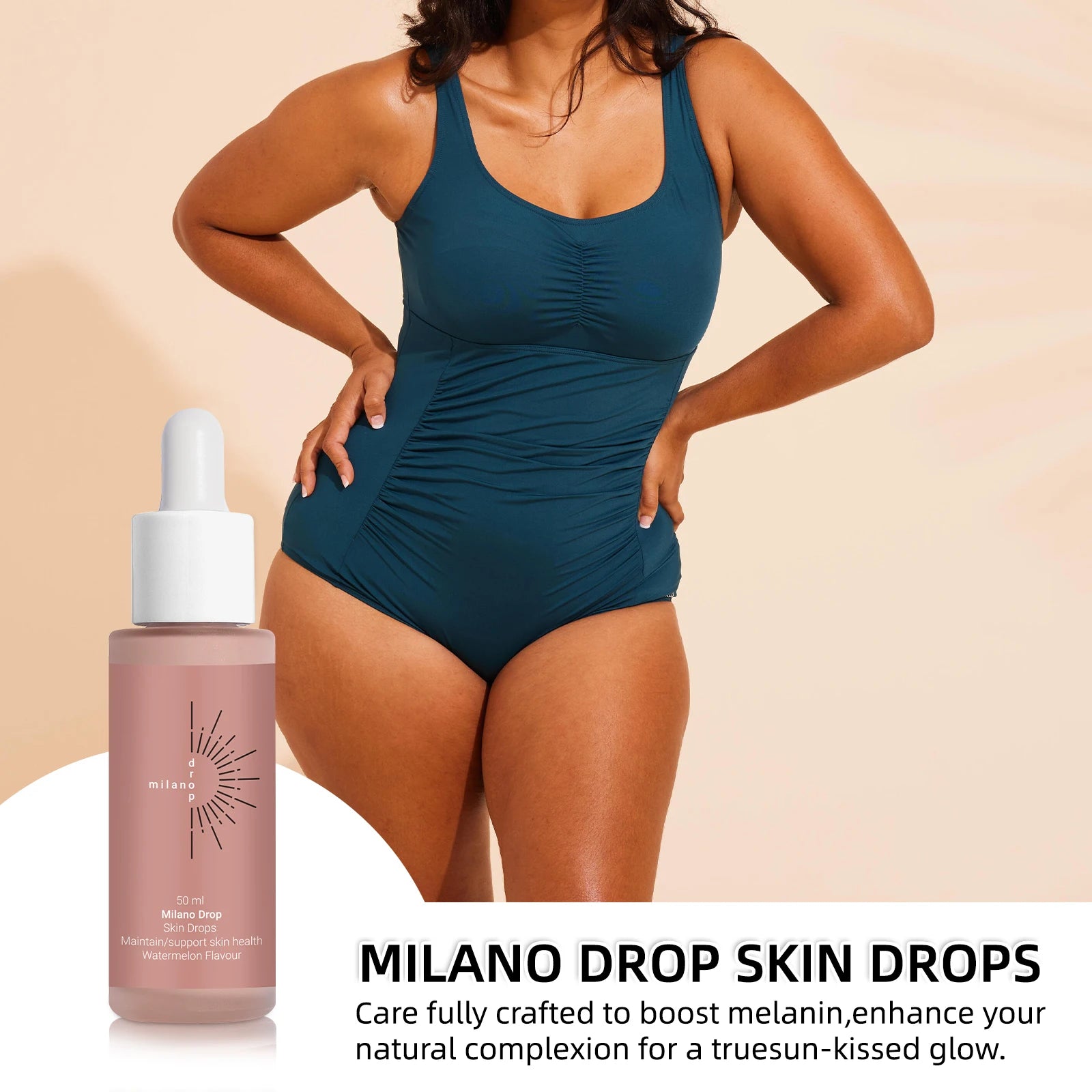 30ml Selbstbräunungstropfen Körper Selbstbräuner Bräunungslotion Hautpflege zur Feuchtigkeitspflege für natürlich aussehende Bräune
