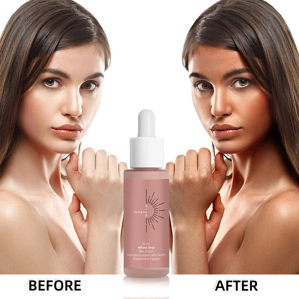 30ml Selbstbräunungstropfen Körper Selbstbräuner Bräunungslotion Hautpflege zur Feuchtigkeitspflege für natürlich aussehende Bräune