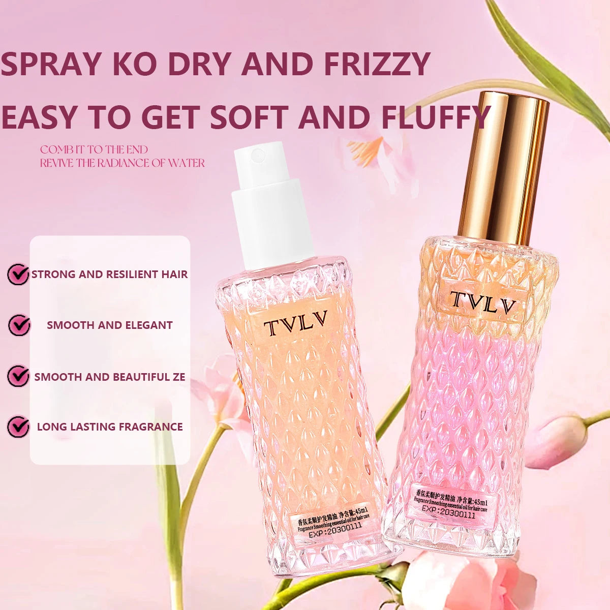 2 - in - 1 Hair Repair Perfume Hair Care Essential Oil: Deep Cleansing, Refreshing Scalp, Deep Care
