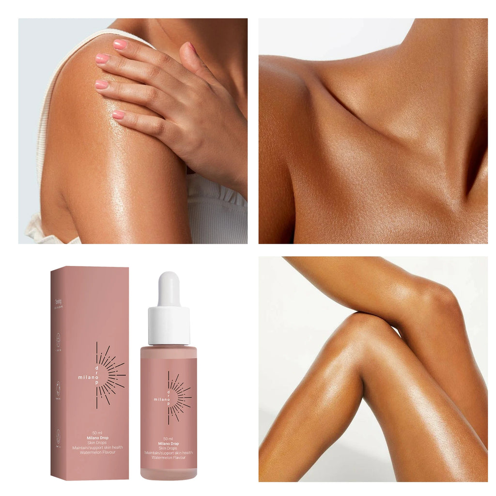 30ml Selbstbräunungstropfen Körper Selbstbräuner Bräunungslotion Hautpflege zur Feuchtigkeitspflege für natürlich aussehende Bräune