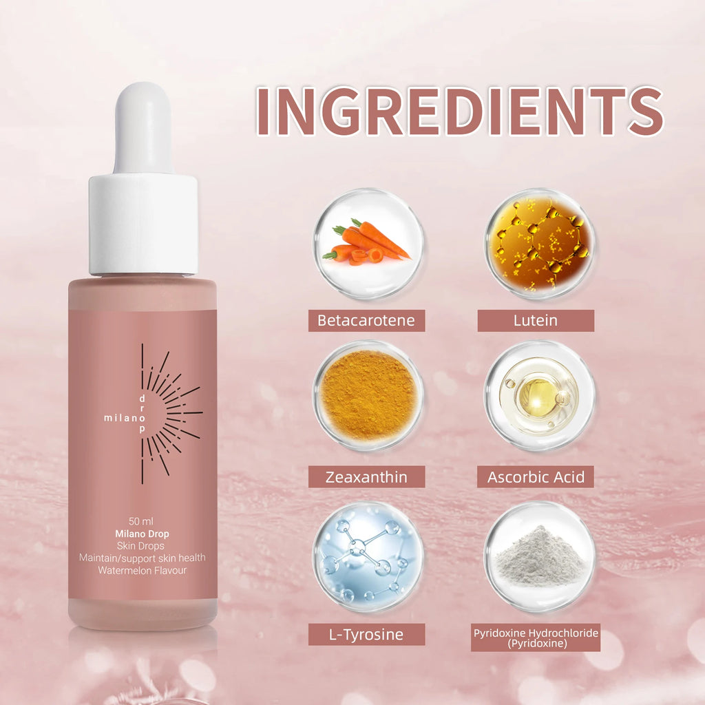30ml Selbstbräunungstropfen Körper Selbstbräuner Bräunungslotion Hautpflege zur Feuchtigkeitspflege für natürlich aussehende Bräune